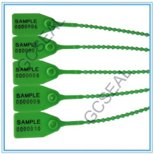 Kunststoff Sicherheitssiegel mit Barcode und Seriennummer GC-P001